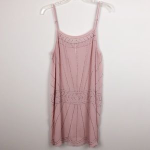 Free People Annabel Embellished Gatsby Slip Dress